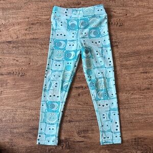 LuLaRoe Kids Teal Character Leggings